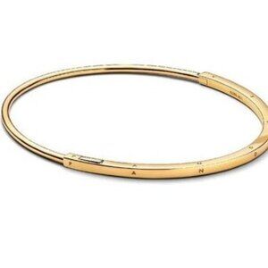 Pandora Signature 14K Bangle Bracelet